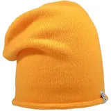 hammecenter Beanie Kaschmir Beanie mit Rollrand gestrickt in Deutschland gelb