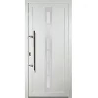 Meeth Kunststoff-Haustür »Signum Exklusiv«, satiniertes Glas, weiß, nach Innen öffnend, ohne Türgriff - weiss