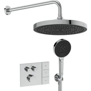 Ideal Standard CeraTherm Navigo Solos Armaturenpaket BE126AA Unterputz-Brausearmatur, chrom