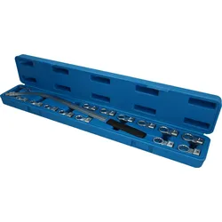Brilliant Tools Keilriemen und Spannrollen-Schlüssel-Satz, 15-tlg Werkzeug,Montagewerkzeug, Keilrippenriemen  BT571060