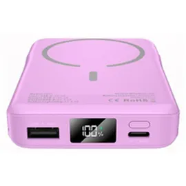 TECH-PROTECT PB31 MagSafe 10000mAH - purple Powerbank (Akku) - Purple - 10000 mAh, Lavendel