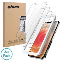 MonkeyTEC Apple iPhone 13 Pro Displayschutzfolie kristallklar 3er-Set