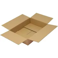 TransPak Wellpapp-Faltkarton 1-wellig, 610 x) 430 x 120 mm, Qualität 1.30 C, braun