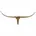 FineBuy Deko Geweih Bull Design Hörner Wanddekoration