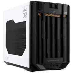 Acer DC.Z3XEE.001 Computer-Gehäuse Desktop Schwarz, Weiß