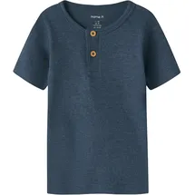 NAME IT Jungen Nmmkab Ss Top Noos, Vintage Indigo, 116 cm - 116