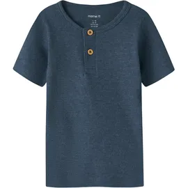 NAME IT Jungen Nmmkab Ss Top Noos, Vintage Indigo, 116 cm - 116