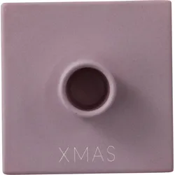 Xmas Klassischer Kerzenhalter lavendelfarbig