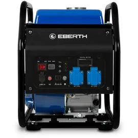 Eberth 3200W Inverter Stromerzeuger leise, 7 Ps Benzinmotor, 4-Takt, 2x 230V 2x USB