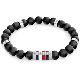 Tommy Hilfiger BEADS Armband Edelstahl/Emaille blau/rot/schwarz 2790712 Größe 18
