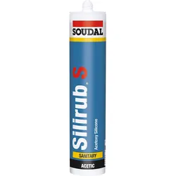 Soudal Silirub S Sanitärdicht- masse 300ml schw.