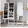 Dripex Schmuckschrank mit Spiegel 2 in 1
