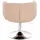 Svita Cocktailsessel Panama Stoff 55 x 78 x 61 cm Beige höhenverstellbar