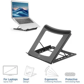 Act Foldable laptop stand with 5 height settings (AC8145)