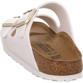 Birkenstock Arizona Birko-Flor Lack schmal patent white 40