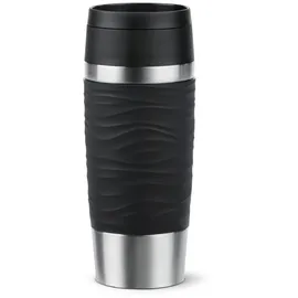 Emsa Travel Mug Waves schwarz 0,36 l