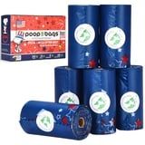 The Original Poop Bags® Peanuts® Snoopy Americana Hundekotbeutel, USDA-zertifiziert, 38% pflanzlich, 62% Polyethylen, auslaufsicher und stark, geruchlos, 24 Rollen x 15 Kotbeutel, 360 Stück, 22,9 x