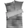 KAEPPEL Timeless Gestreift Schwarz 135 x 200 cm + 2 x 80 x 80 cm