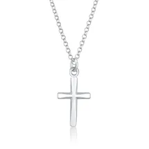 Elli Kette mit Anhänger Kreuz Filigran Silber 925