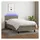 vidaXL Boxspringbett 140 x 200 cm Taupe