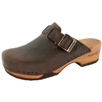 woody Damen Manu Clog, Caffe, 40 EU