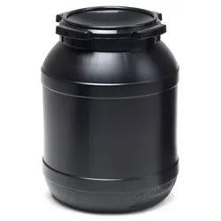 Weithalsfass WH 15, mit UV-Schutz, 15 l, schwarz, mit UN-Zulassung