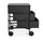 Kartell Mobil Rollcontainer 47,5 x 47 x 63 schwarz