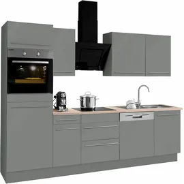 OPTIFIT Küchenzeile Bern 270 cm grau