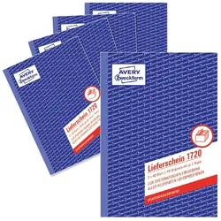 AVERY Zweckform Formularbuch 'Liefer-/Empfangsschein', 4+1