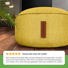 Green Bean Sitzsack-Hocker, Gelb