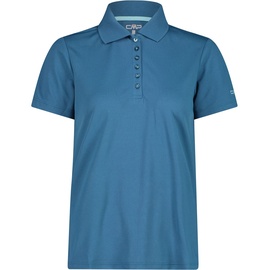 CMP Damen Piqué Poloshirt, Blau (Deep Lake), 34