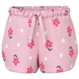 name it - Jersey-Shorts Nmfvigga Flowers in parfait pink, Gr.110,