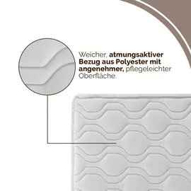 DI QUATTRO Komfortschaum 18 cm Duo Wendematratze 140 x 200 cm H2/H3