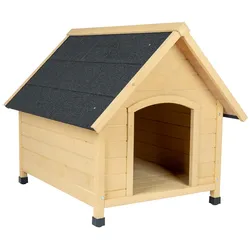 Hundehütte Liam, Hundehaus aus Fichtenholz, lasiert,naturbraun, XXL