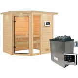 Sauna Jada mit Dachkranz