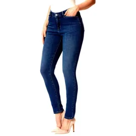 Stooker Women Slim-fit-Jeans Florenz Damen Stretch Jeans Hose - Slim Fit Style - Blue black 46