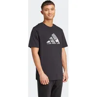 adidas Camo Logo Grafik schwarz S