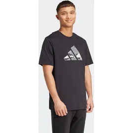 adidas Camo Logo Grafik schwarz S