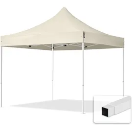 CARPASOL Faltpavillon Economy 3 x 3 m ohne Seitenteile creme 581826