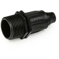 Bradas Schlauchanschluss mit 3/4" Außengewinde für 16 mm Verlegerohr