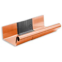 Dachrinnen-Dilatation Grömo, Kastenform, Kupfer, verschiedene Größen (Ausführung: Nenngröße 500. 200mm breit)
