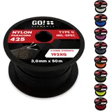 GO!elements Paracord 425 schwarz 50 m