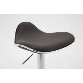 CLP Barhocker Shanghai Stoff dunkelgrau/chrom