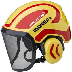Protos Kopfschutz-Kombination Integral Arborist gelb-rot, gelb-rot