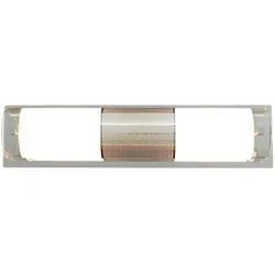 Licht-Erlebnisse Wandlampe Chrom Glas 2-flammig E14 Badlampe Bad Badezimmer Beleuchtung, AD122-83-48