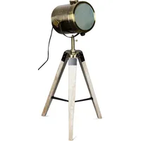 Levandeo Stehlampe Dreibein 64cm Hoch Lampe Tischlampe Leuchte Retro