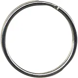 Alco Schlüsselring 30mm Stahl glanzvernickelt