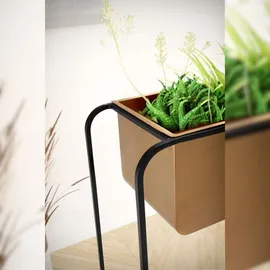 KADIMA DESIGN 60 x 60 x 24 cm Gold / Schwarz