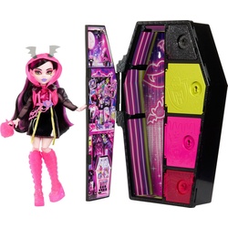 Mattel® Anziehpuppe Monster High, Skulltimate Secrets: Neon Frights, Draculaura bunt