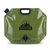 Nivofu 2 Stück Wasserkanister Faltbar 8L, Bpa Frei, Flexibler Wasserkanister, Wasserbehälter mit Dichtem Deckel, Inklusive Zapfhahn, Tragbarer Wasserbeutel für Camping Wandern Picknicks und Grillen